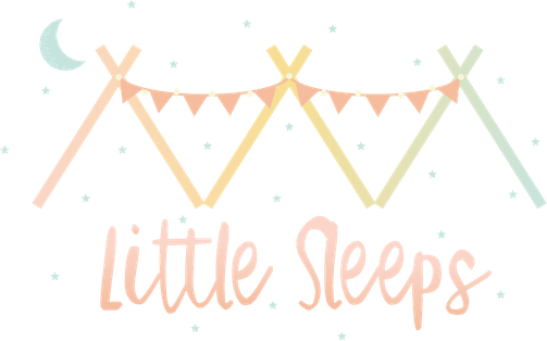 Little Sleeps logo showing three teepees